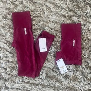 Gymshark leggings and shorts